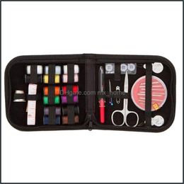 travel craft organizer UK - Mending Kit Sewing Travel Size Diy Supplies Organizer Craft Tools Filled With Scissors Thimble Thread Needles Tape Drop Delivery 2021 Arts