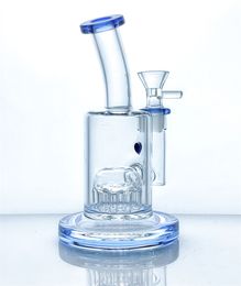 Mini bubbler dab-rig glass hookah pipe, a jellyfish perc (GB-372)