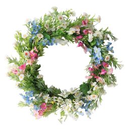 Decorative Flowers & Wreaths Artificial Forsythia Wreath Primrose For Home Office Garden Party Wedding Arch Front Door Wall Window DecorDeco