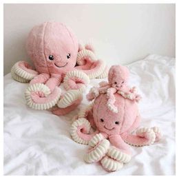 Pc Cm Cute Octopus Cudding Plushie Sea Animal Toy for Children Xmas Gift J220704