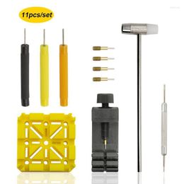 Repair Tools & Kits Pcs Watch Tool Set Link Band Slit Strap Bracelet Chain Pin Remover Adjuster Kit For Professional WatchmakerRepair Hele22