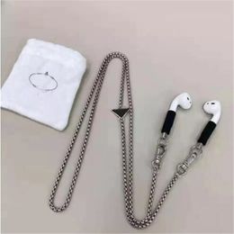 Fashion Metal Link Chain Necklace Earphone Lanyard Anti-Lost Chains For SunglassesStrap Holder Non-slip Eyewear Accessories Jewellery