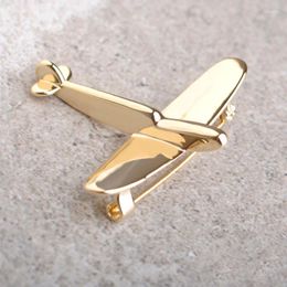 Pins Brooches Madrry Handsome Aeroplane For Women Man Shirt Shoulder Decoration Helicopter Collar Broches Coat Maschile Clips Kirk22