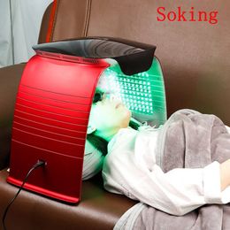 7 Colour LED Pdt Light Therapy Face Care Devices UV Photon Body Beauty Device Cold And Spary Rejuvenation Machine Anti-wrinkle Equipment For Facial Rejuvenation