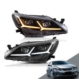 Car Led Headlight Car Head Lamp For Toyota Reiz 2010-2013 Daytime Running Light Fog Parking Lamps Auto Part Assembly
