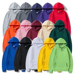 Couples Hoodies Men Male Casual Solid Black Sweatshirt Hip Hop Streetwear Top Mens Oversized 100% Cotton Hoodie men 220325