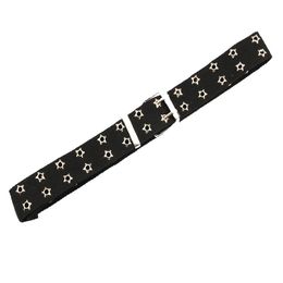 Belts Selling Star Buckle Unisex Belt Solid Color Canvas Double Pin Women Casual Sports Multifunctional Men BeltsBelts