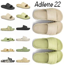 Originals Adilette 22 Sliders Slippers Slides Designer Sandals Men Women Black Magic Lime St Desert Sand luxury Shoes Pantoufle Flip Flops Platform Scuffs Sandales
