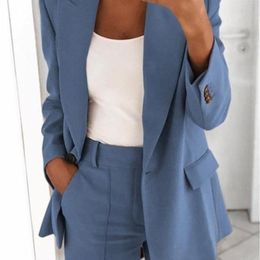 Fashion Lapel Slim Cardigan Temperament Suit Sports Coat Femininity Slim Ladies Casual Jacket Women's Wear Blazer Women Single 220402