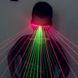 Decorazione del Party Stage Laser DJ Glasses KTV Light for Nightclub Show Dance Performance Disco Red Green Blueparty