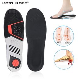 Running Sport Insoles Orthopedic Insoles Shock Absorbant Pads Sole Pad for Shoes insert Foot Care for Plantar Fasciitis 210402