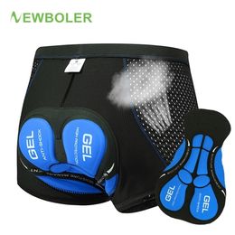 BOLER 5D gel Mens Cycling Underwear Shorts Padded MTB Road Bike Bicycle Breathable Quick Dry 220721