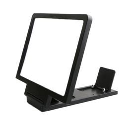 Cell Phone Photograph 3D HD Stand Screen Amplifier Mobile Phone Magnifying Glass For Video Folding Enlarged Eyes Protection Holder Universal