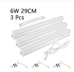 power connections plug Canada - LED T5 Tubes AC220V 6W 9W + EU Power Plug Switch Cable Connection Wire Accessories Cabinet Full Set LED Lights Tube wall Lamp