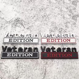 Party Decoration 1PC veteran EDITION Sticker For Auto Truck 3D Badge Emblem Decal Auto Accessories 8.5x3cm