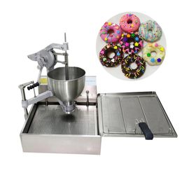 Flower donut machine for dessert shop with fryer commercial stainless steel doughnut maker