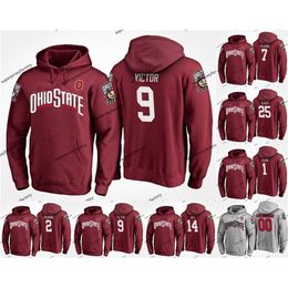 CeoA3740 Male Ohio State Buckeyes College Team Hoodie Jersey 9 Binjimen Victor 7 Dwayne Haskins 2 J.K. Dobbins 14 K.J. Hill J.T. Barrett Mike Weber