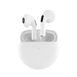 TWS Earphones with noise reduction Earbud headsets Rename Wireless Earbuds Bluetooth Headphone Support charging White headphones appearance Music Headset In-Ear