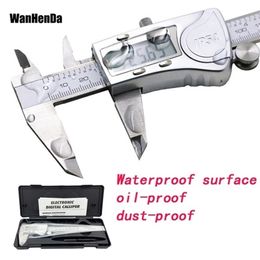 Electronic digital caliper 150mm waterproof IP54 Digital Caliper micrometer guage Stainless Steel vernier Measuring tool 210810