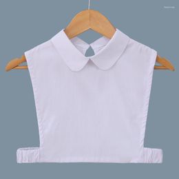 Bow Ties Unisex Solid Colour Neck Tie White Fake Collar For Woman And Mens Shirt Detachable False Ladies Blouse Fred22