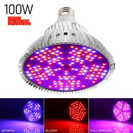 5pc E27 LED Grow Light Full Spectrum 100W/120W Bulb Flower Greenhouse System Box