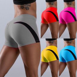 Slim Fit High Waist Yoga Sport Shorts Hip Push Up Women Soft Fitness Running Tummy Control Workout Gym 220629
