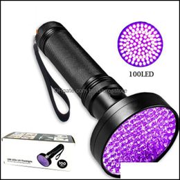 best flashlights Australia - Flashlights Torches Hiking And Cam Sports Outdoors 3W Black Flashlight 100 Led Best Light For Home El InspectionPet Urine Stains Spotligh