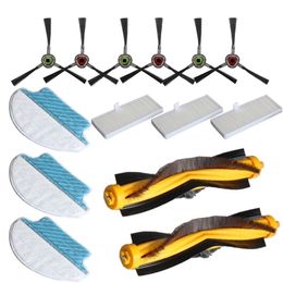 14PcsSet Vacuum cleaner Parts accessories Cleaner For Ecovacs Deebot R95 R96 R97 DR95KTA Home Garden Tool Supplies Y200320