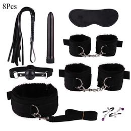 Other Health & Beauty Items BDSM Kits Handcuffs sexy Toys Whip Gag Tail Plug Wome