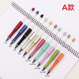 Metal Beadable Pens for DIY Pen 20 PCS Beads Pen Good Quality Gift Japanese School Supplies DHL