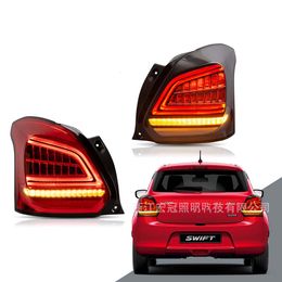 Car Led Taillight Turn Signal Dynamic Assembly Rear Lamp For Suzuki Swift Fog Brake Tail Lights Lighting Accessorie