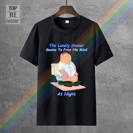 -T-shirts Hommes Hommes Drôle T-shirt Mode T-shirt Le seul semble libérer son esprit la nuit Peter Griffin Version Femme T-shirt