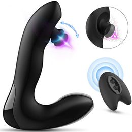 Remote Control Anal Plug Vibrator Tickling Prostate Massager For Men Masturbator Vibrating Butt Plug Adult Erotica Sex Toys 18 220412