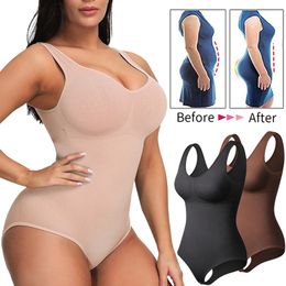 Women Bodysuits Shapewear Shaping Full Body Shaper Tank Tops Waist Trainer Corset Camisoles Slimming Underwear Fajas Colombianas