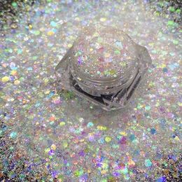 Nail Glitter 50g Ultra-thin Sparkly Art Sequins 3D Mix Hexagon Chameleon Aurora Mermaid Flakes Manicure Spangle Slice # Prud22