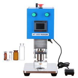 220V 110V Electric Vial Capping Machine Round Bottle Capping Machine Oral Liquid Cap Sealing Machine