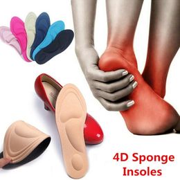 Socks & Hosiery Women Men 4D Memory Foam Ortic Insole Arch Support Orthopedic Insoles For Shoes Flat Foot Feet Care Shoe Soft Pads