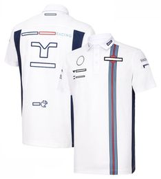 F1 POLO shirt Formula 1 team uniform mens and womens racing lapel T-shirt can be customized