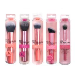 face make up brushes Canada - RT Single makeup brushes loose powder blush eye shadow Techniques face brushs Makeup Tool