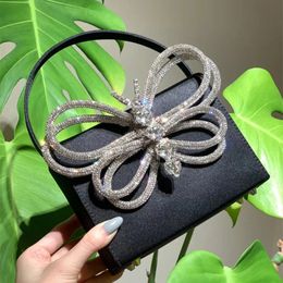 Luxury Butterfly Diamonds Bag Women Designer Evening Clucth for Women Sling Handbag Party Wedding Shoulder Crossbody Bags
