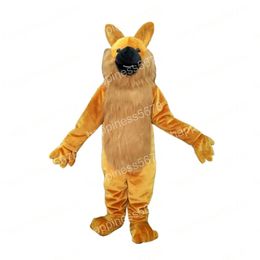 Simulation Wolf Mascot Costumes High quality Cartoon Character Outfit Suit Halloween Adults Size Birthday Party Outdoor Outfit Festival Dress