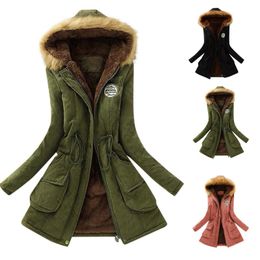 Women's Jackets Lands End Jacket Winter Coats Outwear Womens Hooded Coat Warm Slim Women's JuniorsWomen's