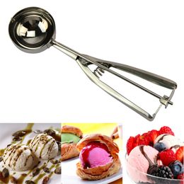 Premium Easy to Use Manual Stainless Steel Ice Cream Baller Ice Cream Scoops DH4947