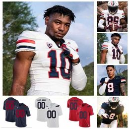 Nik1 Arizona Wildcats Football Jersey NCAA College Rob Gronkowski Nick Foles Khalil Tate Brightwell J.J. Taylor Cunningham Berryhill III Harris