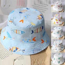 Wide Brim Hats Children's Fisherman Hat Sun Protection Thin Pot Baby Camping Fishing PanamaWide