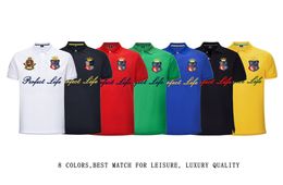 European and American size fashion custom short-sleeved polos shirt men's sports cotton men's lapel casual t-shirt S-5XL