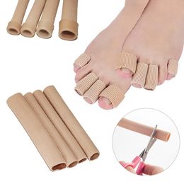 Moisturising Toe Cover Foot Treatment Fibre Tube Protective Cover Silicone Finger Cutting Gel Anti-Pain