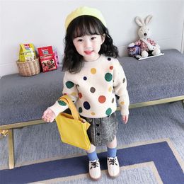 Vidmid Autumn Winter Knitted Sweater Children Clothing Boy Girls Sweaters Kids Cartoon Pure Cotton Pullover Clothes Sweater P335 LJ201128