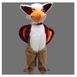 Animal Griffin mascot custom Xmas Eagle Male fancy dress costume Shool Event Birthday Party Costume Mascot Advertising Theme Clothing