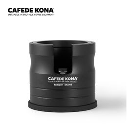 CAFEDEKONA Tamping Station Portafilter Stand For 58MM Espresso Coffee Tamper Holder Barista Tools Accessories 220509